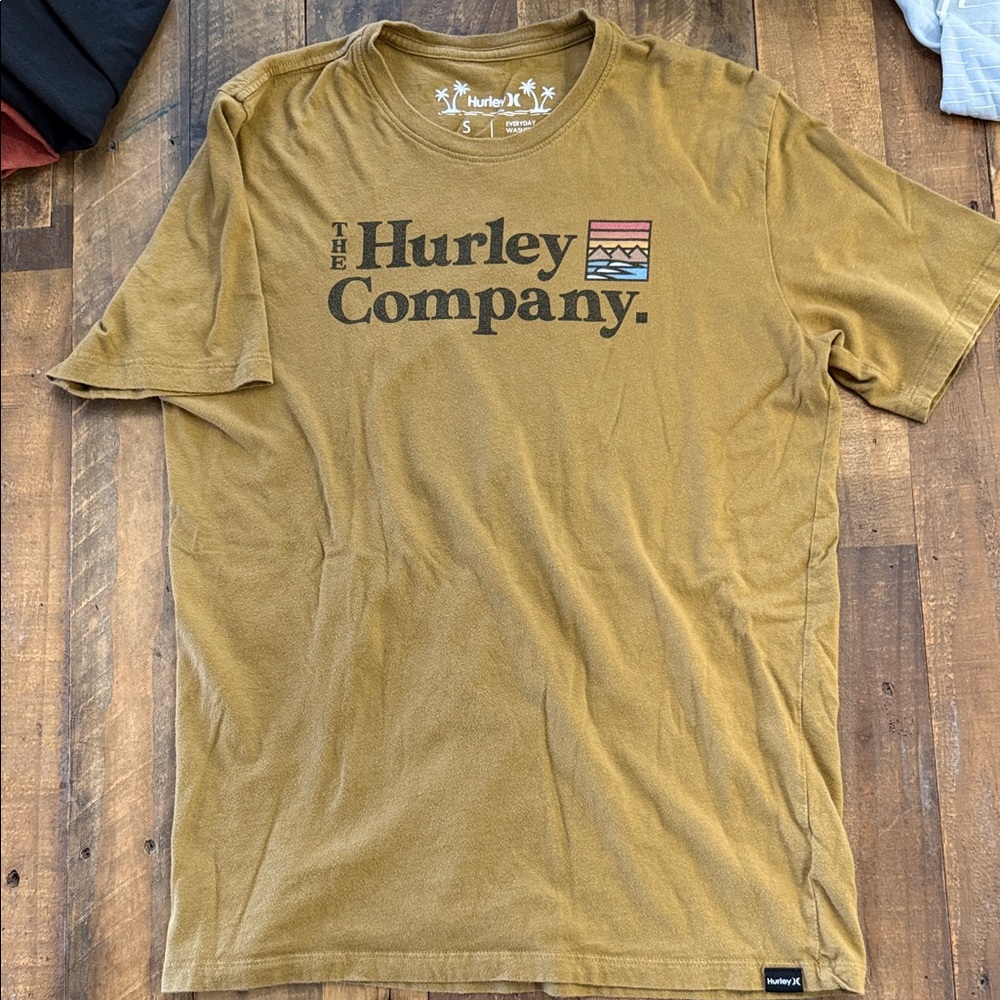 Hurley Men's Brown Graphic Tee